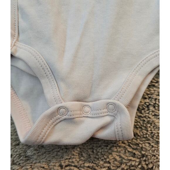 Ralph Lauren Baby Girl Bodysuit 6M Pale Pink Cotton Snap Closure One Piece - Picture 4 of 9